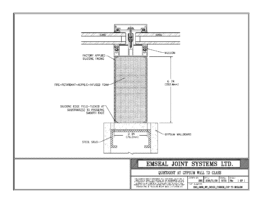 SHG_0600_WW_INSIDE_CORNER_GYP TO MULLION QuietJoint Expansion Wall to Wall Gypsum to Glass Mullion