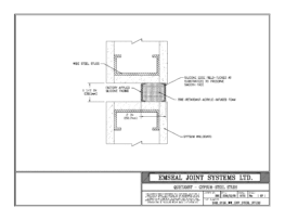 SHH_0150_WW_GYP_STEEL_STUDS QuietJoint Expansion Joint Wall to Wall in Gypsum with Steel Studs