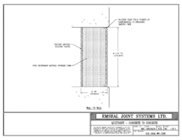 SHH_0450_WW_CONC QuietJoint Expansion Joint Wall to Wall in Concrete