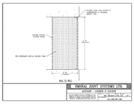 SHH_0600_WW_CONC QuietJoint Expansion Joint Wall to Wall in Concrete