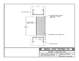 SHH_0600_WW_GYP_STEEL_STUDS QuietJoint Expansion Joint Wall to Wall in Gypsum with Steel Studs