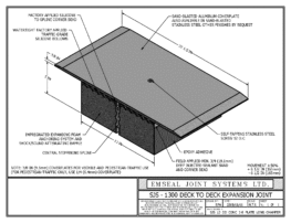 Expansion Joint Detail: SJS Seismic Joint System 3D DWF File Expansion Joint EMSEAL