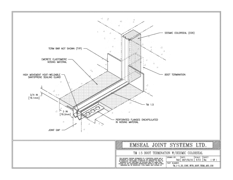 Expansion Joint Details · BIM · CAD · DWG · DWF · Sika Emseal