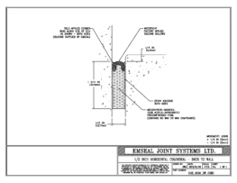 COH_0050_DW_CONC Horizontal Colorseal Deck Expansion Joint Deck-to-Wall