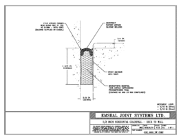 COH_0063_DW_CONC Horizontal Colorseal Deck Expansion Joint Deck-to-Wall