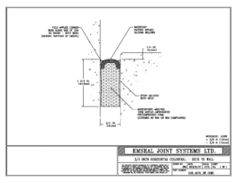 COH_0075_DW_CONC Horizontal Colorseal Deck Expansion Joint Deck-to-Wall