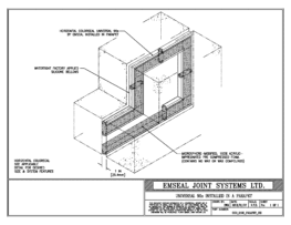 COH_0100_PARAPET_ISO Horizontal Colorseal Watertight Expansion Joint