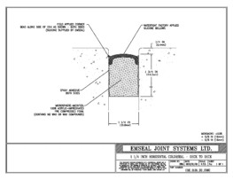 COH_0125_DD_CONC Horizontal Colorseal Deck Expansion Joint Deck-to-Deck