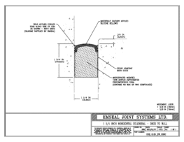 COH_0125_DW_CONC Horizontal Colorseal Deck Expansion Joint Deck-to-Wall