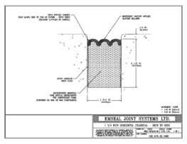 COH_0175_DD_CONC Horizontal Colorseal Deck Expansion Joint Deck-to-Deck