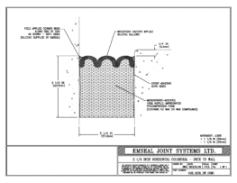 COH_0225_DW_CONC Horizontal Colorseal Deck Expansion Joint Deck-to-Wall