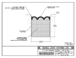 COH_0275_DD_CONC Horizontal Colorseal Deck Expansion Joint Deck-to-Deck