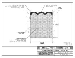 COH_0325_DD_CONC Horizontal Colorseal Deck Expansion Joint Deck-to-Deck