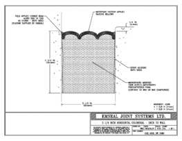 COH_0325_DW_CONC Horizontal Colorseal Deck Expansion Joint Deck-to-Wall