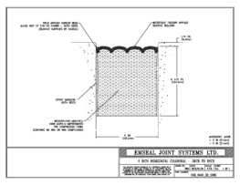 COH_0400_DD_CONC Horizontal Colorseal Deck Expansion Joint Deck-to-Deck