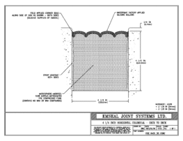 COH_0425_DD_CONC Horizontal Colorseal Deck Expansion Joint Deck-to-Deck