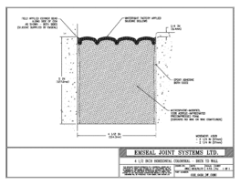 COH_0450_DW_CONC Horizontal Colorseal Deck Expansion Joint Deck-to-Wall