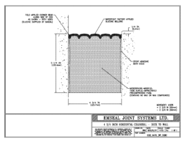 COH_0475_DW_CONC Horizontal Colorseal Deck Expansion Joint Deck-to-Wall