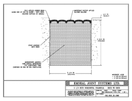 COH_0525_DD_CONC Horizontal Colorseal Deck Expansion Joint Deck-to-Deck