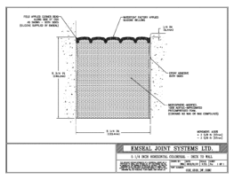 COH_0525_DW_CONC Horizontal Colorseal Deck Expansion Joint Deck-to-Wall