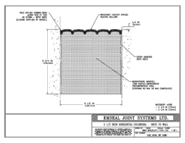 COH_0550_DW_CONC Horizontal Colorseal Deck Expansion Joint Deck-to-Wall
