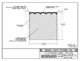 COH_0575_DD_CONC Horizontal Colorseal Deck Expansion Joint Deck-to-Deck