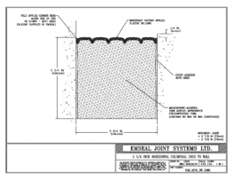 COH_0575_DW_CONC Horizontal Colorseal Deck Expansion Joint Deck-to-Wall