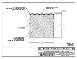 COH_0600_DD_CONC Horizontal Colorseal Deck Expansion Joint Deck-to-Deck