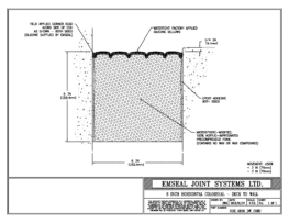 COH_0600_DW_CONC Horizontal Colorseal Deck Expansion Joint Deck-to-Wall