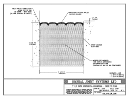 COH_0750_DW_CONC Horizontal Colorseal Deck Expansion Joint Deck-to-Wall