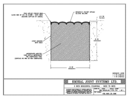 COH_0800_DD_CONC Horizontal Colorseal Deck Expansion Joint Deck-to-Deck