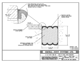 DSM_DS_0275_DW_CONC_EMCRETE Doublefaced Expansion Joint Deck to Wall in Concrete with Emcrete