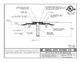 DFR2_FP_0100_25_DD_CONC DFR-FP System 2 Hour Firerated Deck to Deck Split Slab