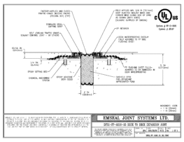 DFR2_FP_0200_25_DD_CONC DFR-FP System 2 Hour Firerated Deck to Deck Split Slab