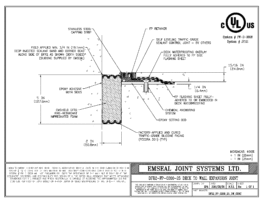 DFR2_FP_0200_25_DW_CONC DFR-FP System 2 Hour Firerated Deck to Wall Split Slab