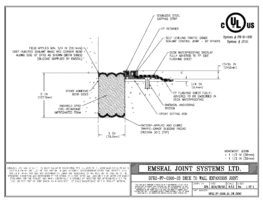 DFR2_FP_0300_25_DW_CONC DFR-FP System 2 Hour Firerated Deck to Wall Split Slab