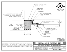 DFR2_FP_0325_60_DW_CONC DFR-FP System 2 Hour Firerated Deck to Wall Split Slab