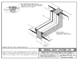 DFR2_FP_0350_75_U-90_UPTURN DFR-FP System 2 Hour Firerated Inside Vertical Plane Universal 90