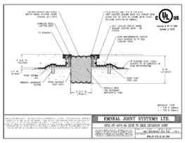 DFR2_FP_0375_60_DD_CONC DFR-FP System 2 Hour Firerated Deck to Deck Split Slab