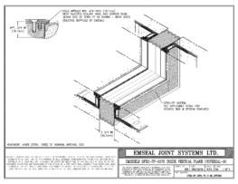 DFR2_FP_0375_75_U-90_UPTURN DFR-FP System 2 Hour Firerated Inside Vertical Plane Universal 90