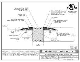 DFR2_FP_0400_25_DD_CONC DFR-FP System 2 Hour Firerated Deck to Deck Split Slab