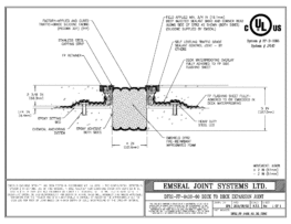 DFR2_FP_0400_60_DD_CONC DFR-FP System 2 Hour Firerated Deck to Deck Split Slab