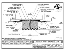 SJS-FP-FR2_10_25_DD_CONC_1-4_PLATE_LONG_CHAMFER Emshield SJS-FP-FR2 Expansion Joint Deck-to-Deck Long Chamfer