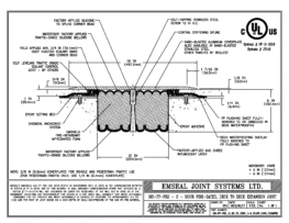 SJS-FP-FR2_10_25_DD_CONC_3-8_PLATE_LONG_CHAMFER Emshield SJS-FP-FR2 Expansion Joint Deck-to-Deck Long Chamfer