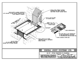 SJS-FP_DD_CONC_VTRAN_BKT_RECESSED_LONG_CHAMFER_UPTURN_INTO_COLORSEAL_DOUBLE_COLUMN SJS-FP Upturn Transition to Colorseal