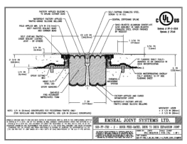 SJS_FP_FR2_7_60_DD_CONC_1-4_PLATE_LONG_CHAMFER Emshield SJS-FP-FR2 Expansion Joint Deck-to-Deck Long Chamfer