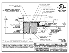 SJS_FP_FR2_7_60_DW_CONC_1-4_PLATE_LONG_CHAMFER Emshield SJS-FP-FR2 Expansion Joint Deck-to-Wall Long Chamfer