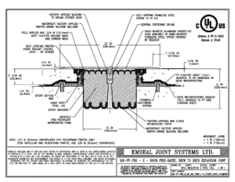 SJS_FP_FR2_8_60_DD_CONC_1-4_PLATE_LONG_CHAMFER Emshield SJS-FP-FR2 Expansion Joint Deck-to-Deck Long Chamfer