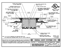 SJS_FP_FR2_8_60_DD_CONC_1-4_PLATE_LONG_CHAMFER_EMCRETE Emshield SJS-FP-FR2 Expansion Joint Deck-to-Deck Long Chamfer with Emcrete