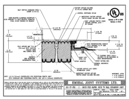 SJS_FP_FR2_8_60_DW_CONC_1-4_PLATE_LONG_CHAMFER Emshield SJS-FP-FR2 Expansion Joint Deck-to-Wall Long Chamfer